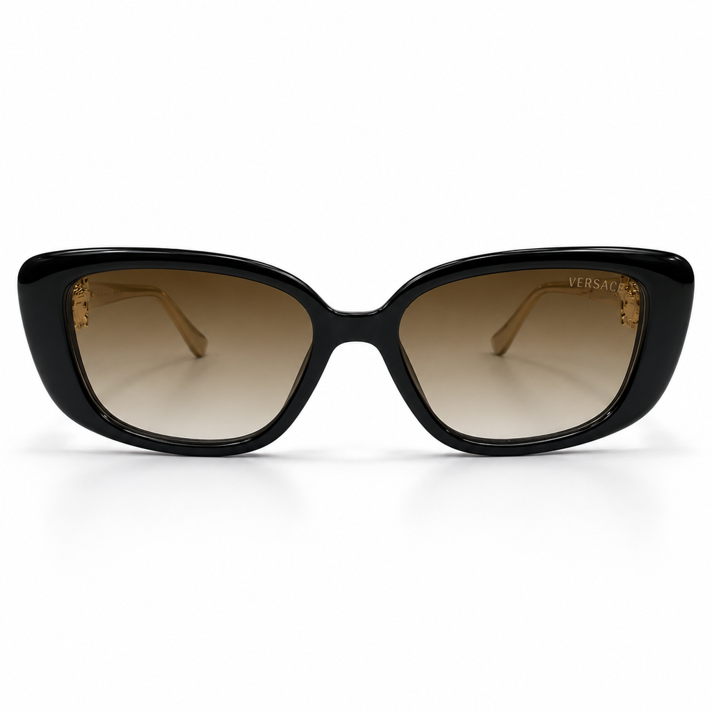 Versace VE4394 butterfly sunglasses - front view with VERSACE lens etching