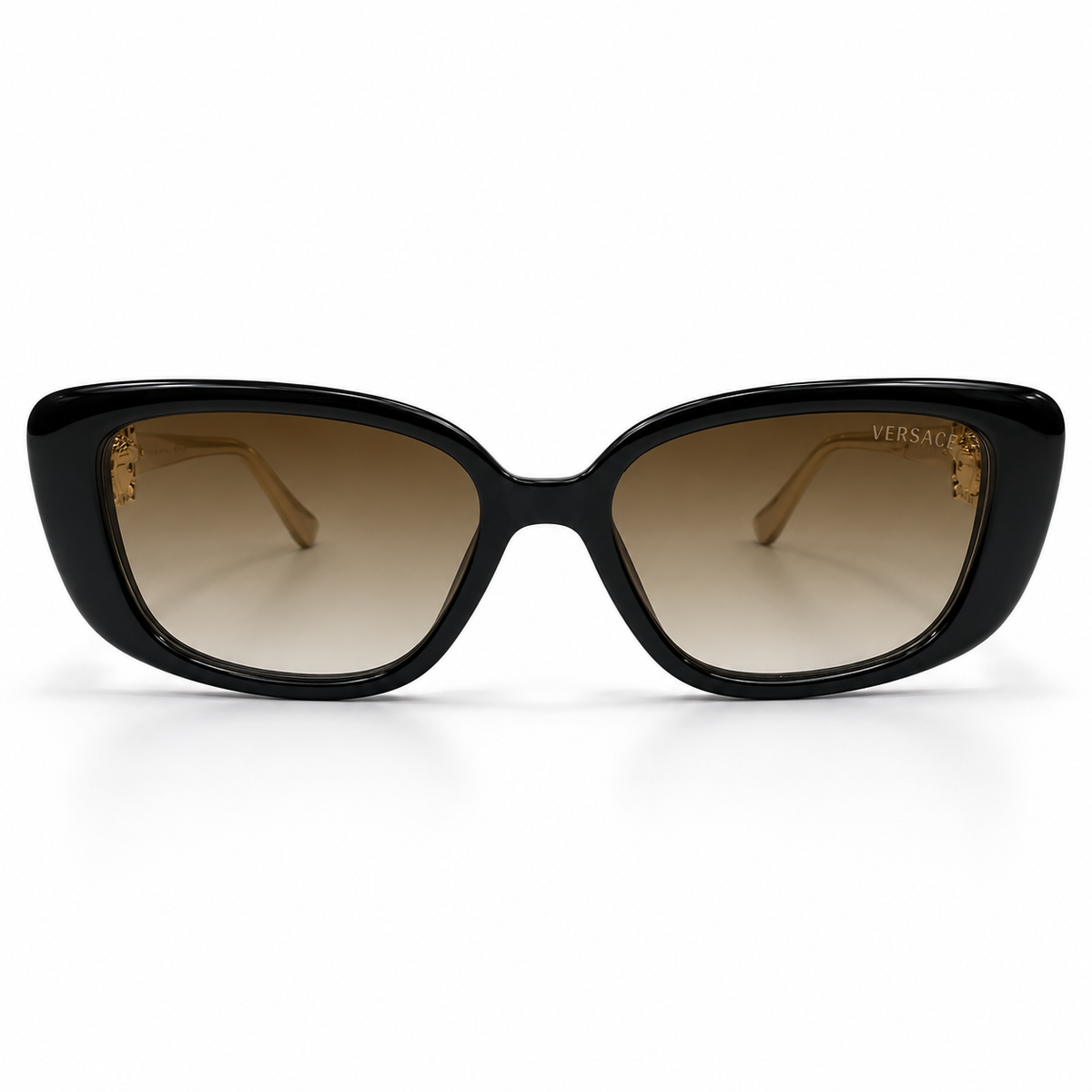 Versace VE4394 butterfly sunglasses - front view with VERSACE lens etching