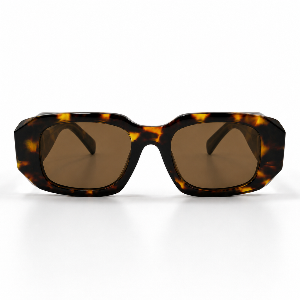 Prada SPR17W-F tortoiseshell sunglasses - three-quarter view