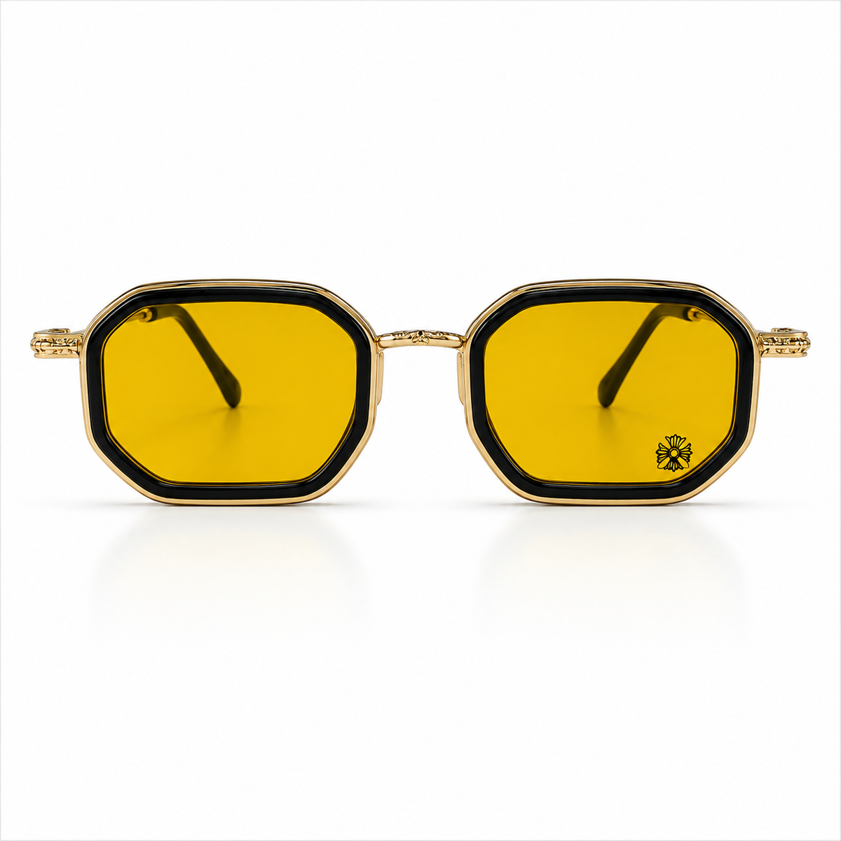 Saint Laurent octagonal sunglasses - three-quarter view