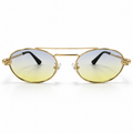 Cartier Made in Italy CE inscription on gold temple