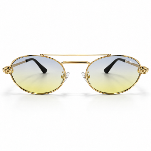 Cartier Made in Italy CE inscription on gold temple